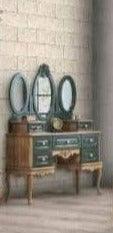 Brown & Green Teak Finish