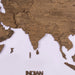3D Wooden World Map Ebony Basic - WoodenTwist