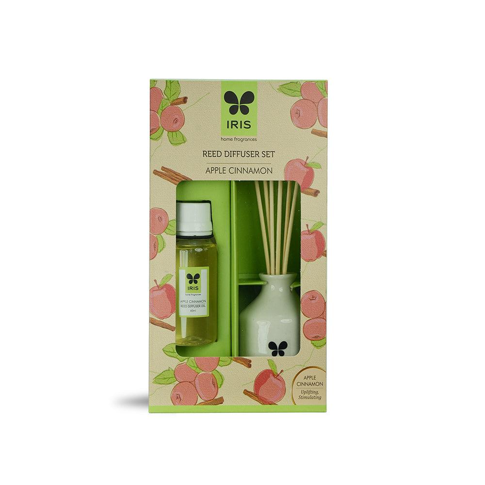 Reed Diffuser Set Apple Cinnamon Fragrance - WoodenTwist