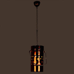 Rose Gold Iron Hanging Lights - WoodenTwist