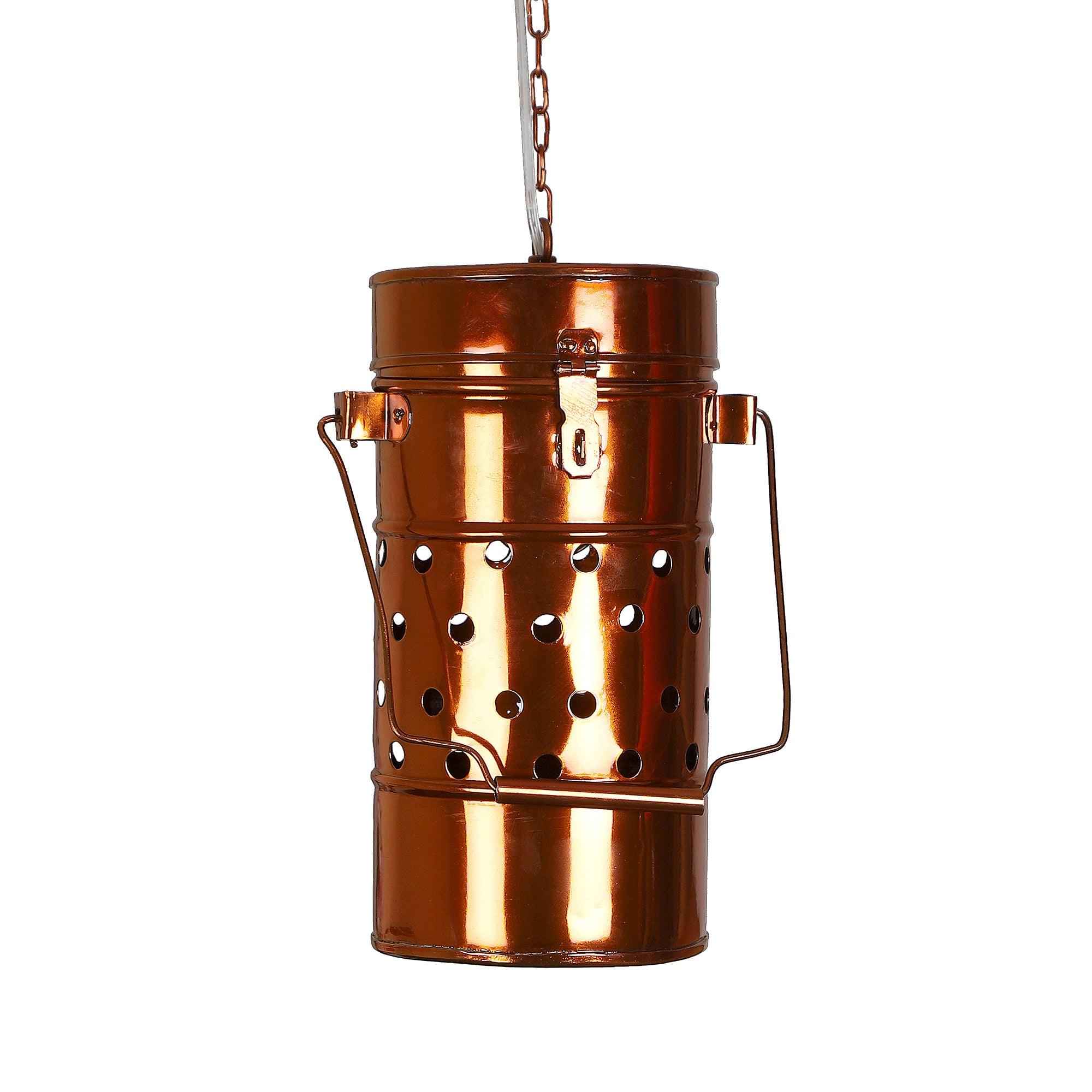 Rose Gold Iron Hanging Lights - WoodenTwist