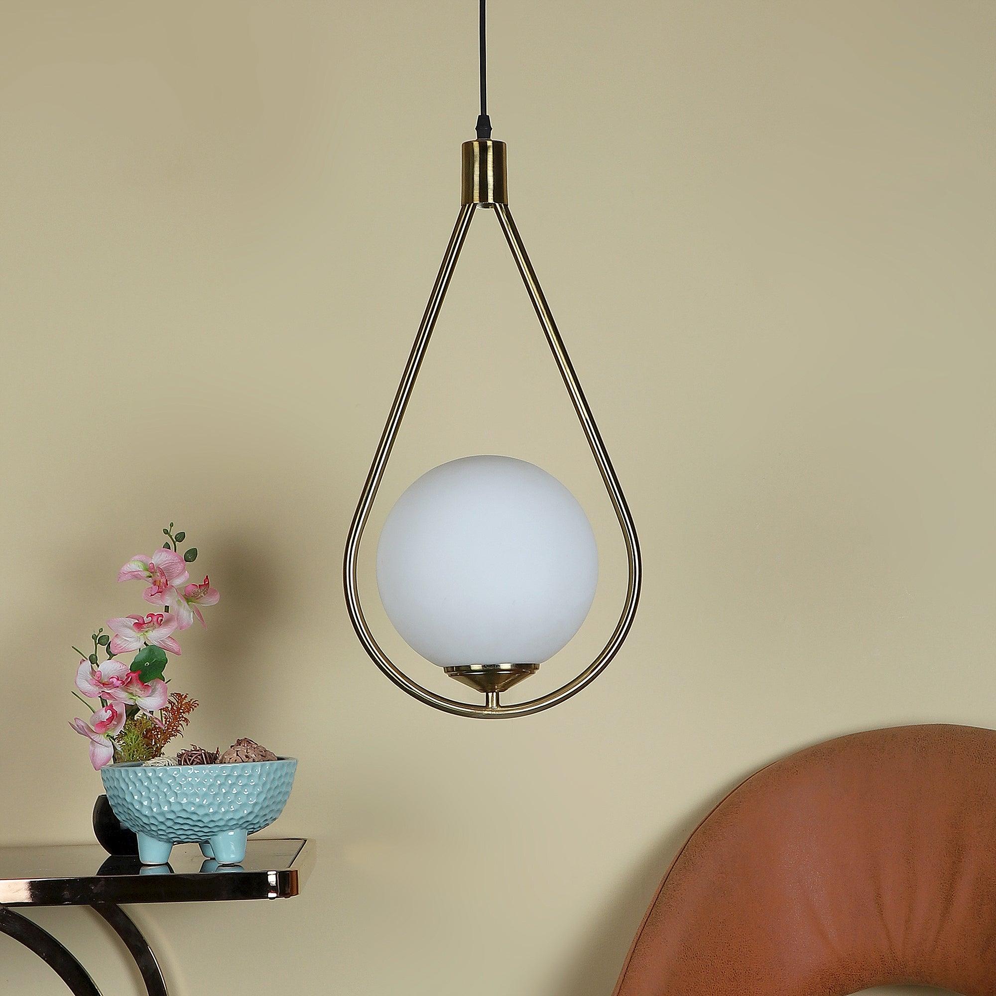 Stylish & Classy Gold Iron Hanging Lights - WoodenTwist