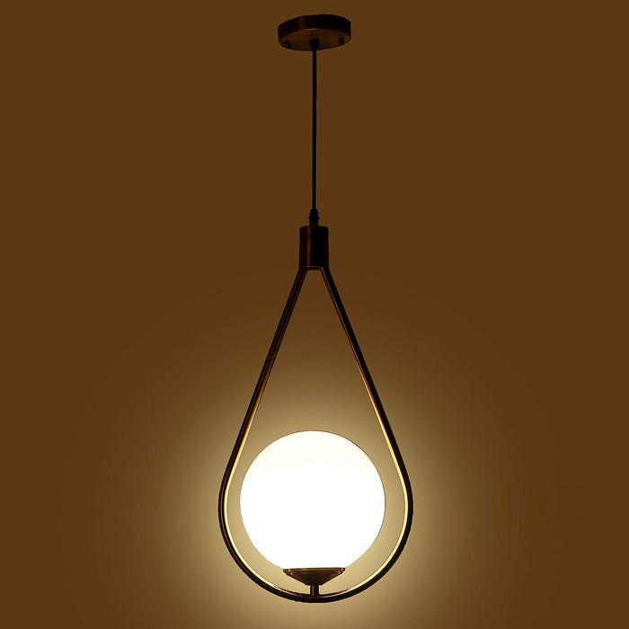 Stylish & Classy Gold Iron Hanging Lights - WoodenTwist