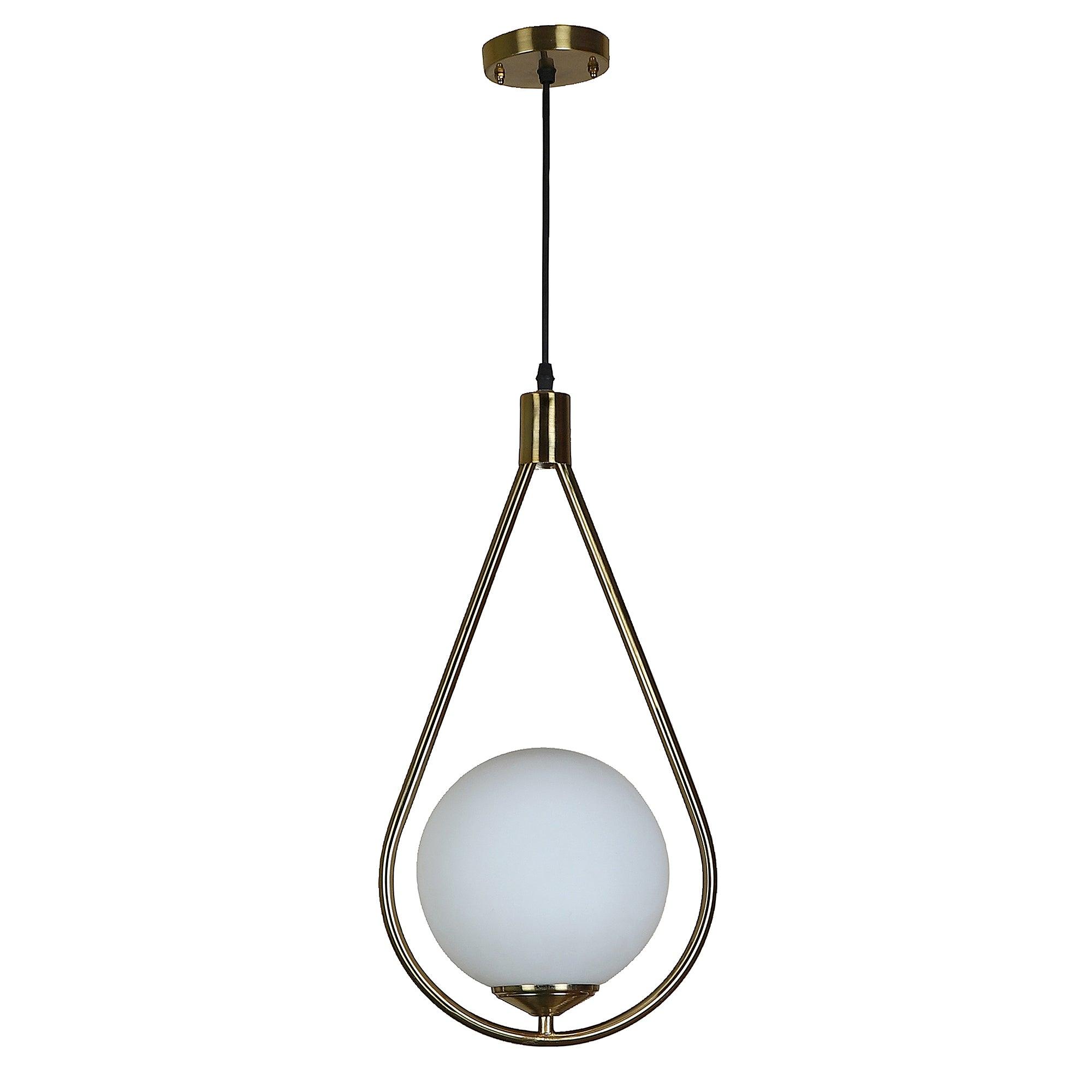 Stylish & Classy Gold Iron Hanging Lights - WoodenTwist