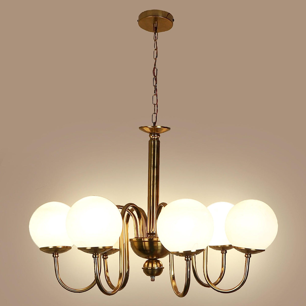 Gold Iron Chandeliers - WoodenTwist