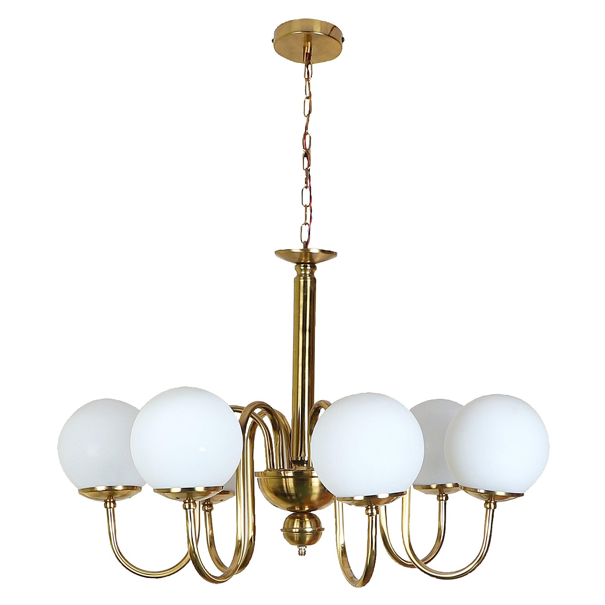 Gold Iron Chandeliers - WoodenTwist