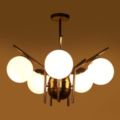 Stylish & classy Gold Iron Chandeliers - WoodenTwist