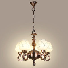 Stylish & classy Rose Gold Aluminium Chandeliers - WoodenTwist