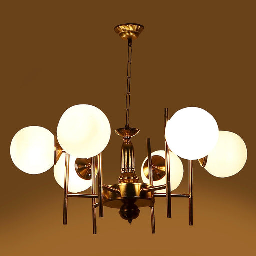Stylish & classy Gold Iron Chandeliers Lights - WoodenTwist
