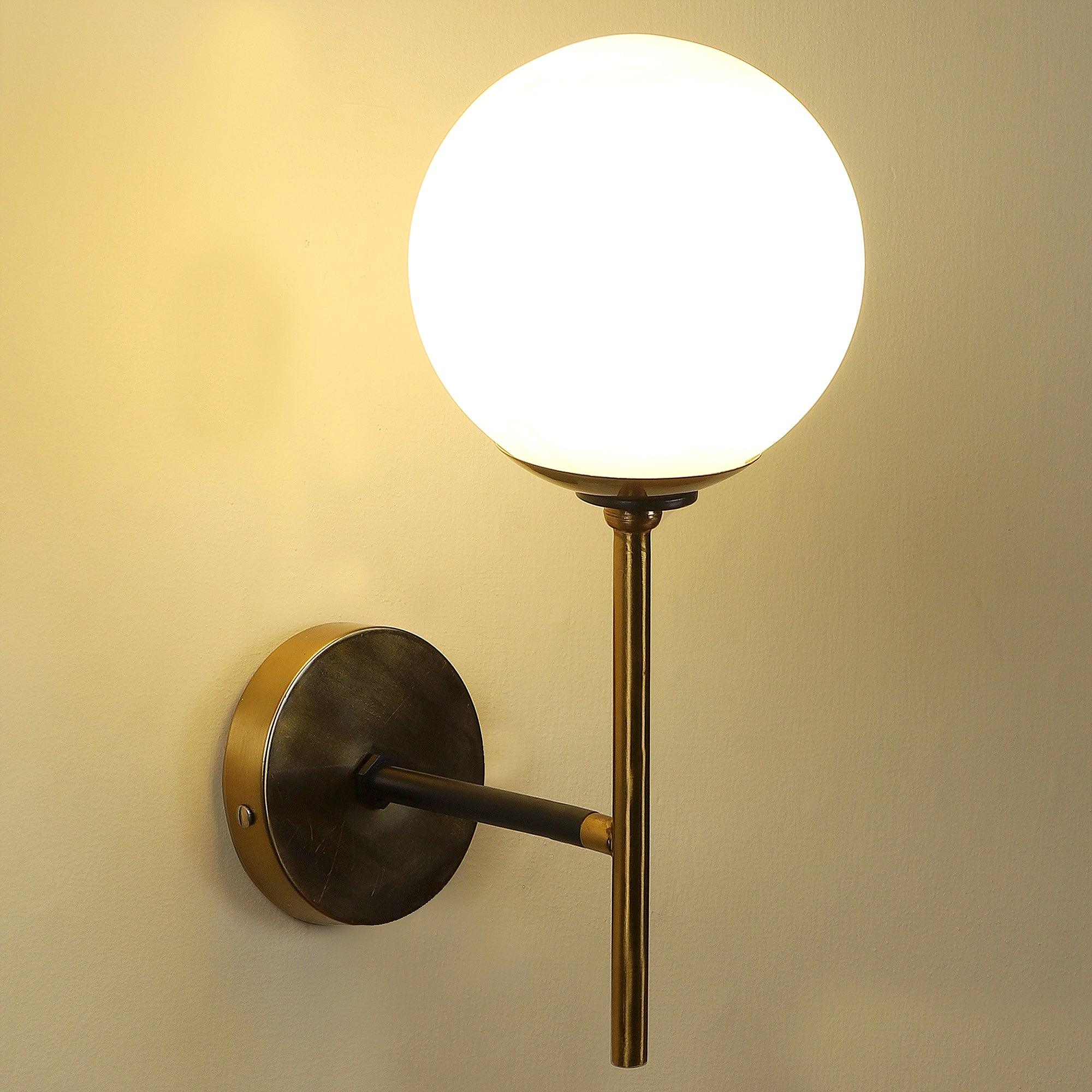 Classy & Stylish Gold Iron Wall Light - WoodenTwist