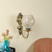 Classy & Stylish Gold Iron Wall Light - WoodenTwist