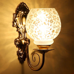 Classy & Stylish Gold Iron Wall Light - WoodenTwist