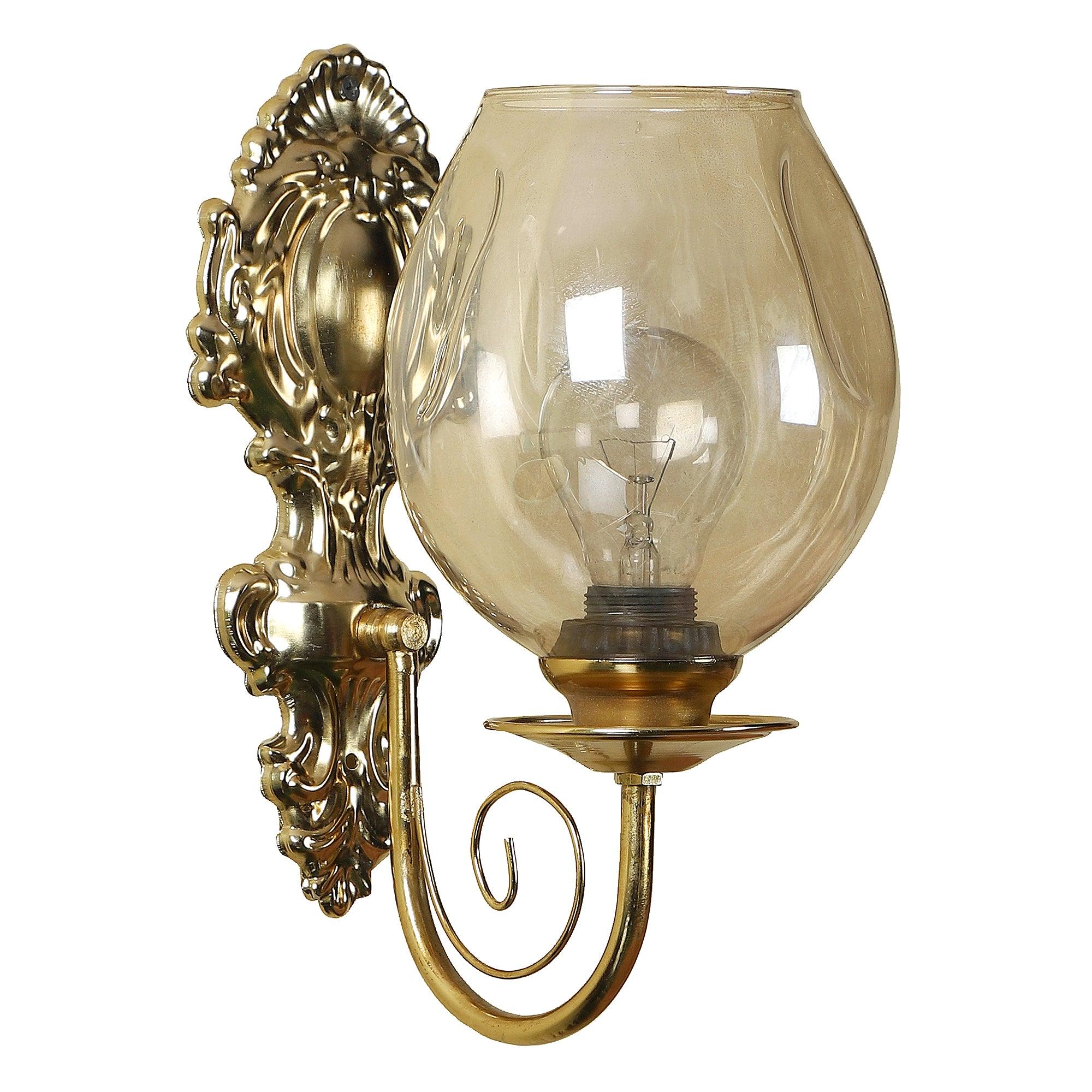 Classy & Stylish Gold Iron Wall Light - WoodenTwist