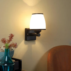 Black Iron Wall Light - WoodenTwist