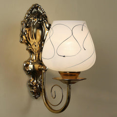 Gold Iron Wall Light - WoodenTwist