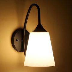 Black Iron Wall Light - WoodenTwist