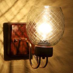 Brown Wood Wall Light - WoodenTwist