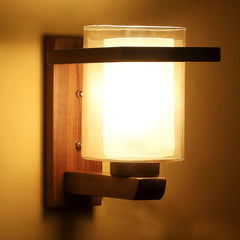 Stylish & Classy Brown Wood Wall Light - WoodenTwist