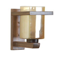 Stylish & Classy Brown Wood Wall Light - WoodenTwist