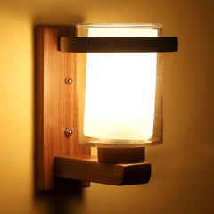 Stylish & Classy Brown Wood Wall Light - WoodenTwist