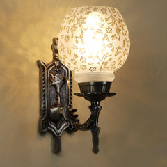 Antique Gold Aluminium Wall Light - WoodenTwist