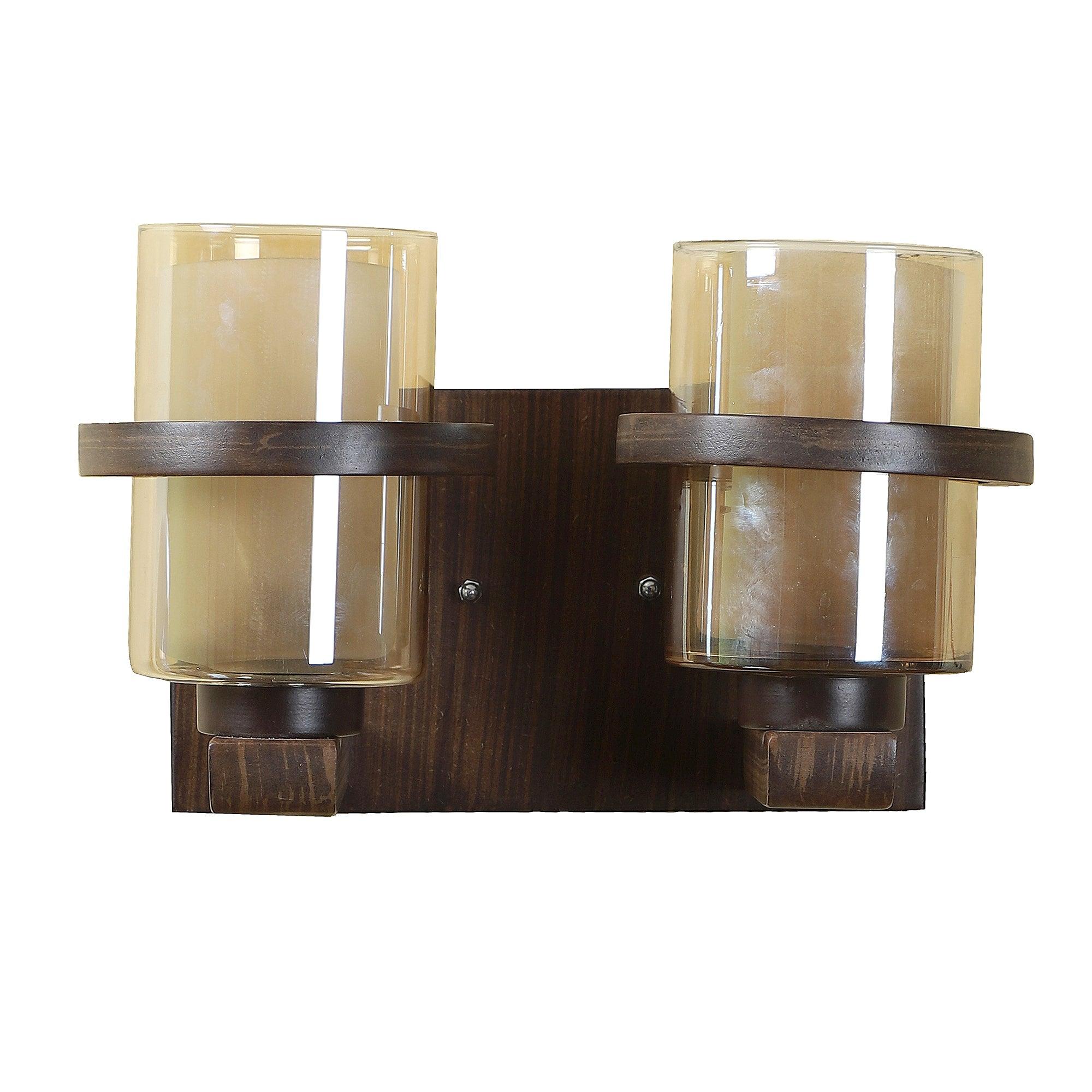 Brown Wood Wall Light - WoodenTwist