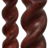 Juniper Cyprus Sheesham Wood Serving Trolley, Brown - close-up detail