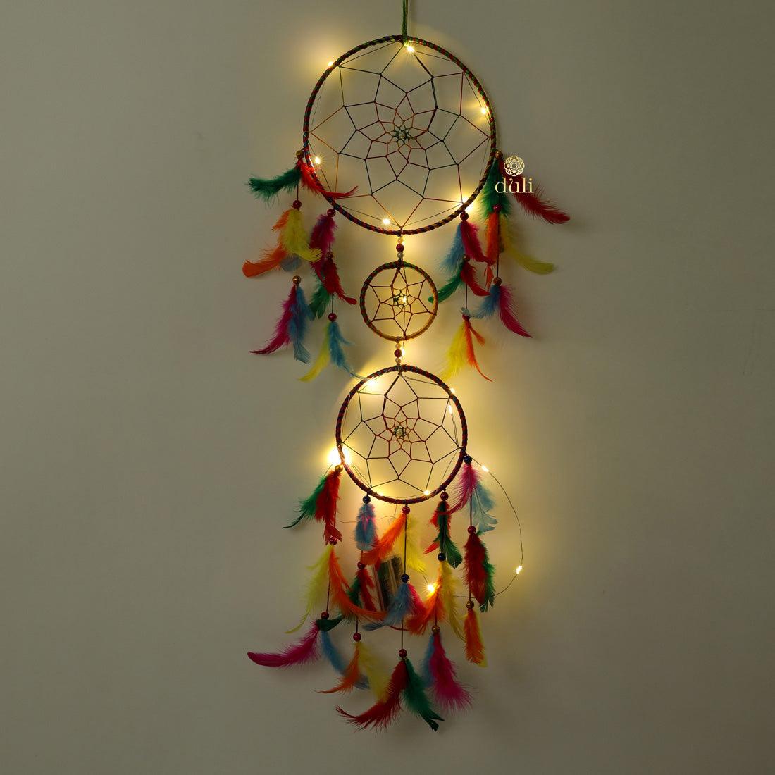 Wall Hanging with Lights for Home and Wall Decoration Indoors and Outdoors - WoodenTwist