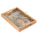Wooden Enamel Coated Multipurpose Serving Tray for Home and Dining Table - WoodenTwist