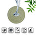 Polyster Round Coaster Set (1 PCS) Machine Washable Absorbent Size: 15 inch Diameter - WoodenTwist