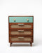 Solid Sheesham Wood Cane Design Chest of Drawer Bedside Table - WoodenTwist