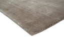 Solid Viscose Rug - Beige Runner for Bedroom/Living Area/Home with Anti Slip - WoodenTwist