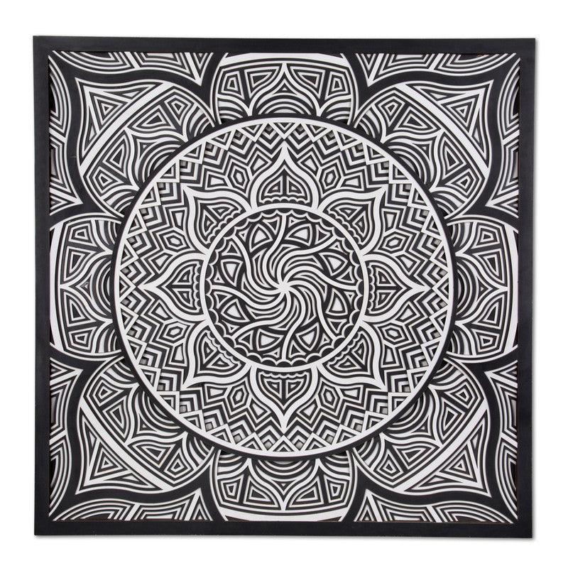 Shadow of Swastik Multi Layer Mandala - WoodenTwist