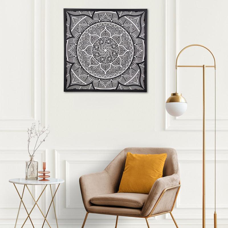 Shadow of Swastik Multi Layer Mandala - WoodenTwist