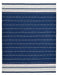 Indigo Hand-Woven Rug Runner for Bedroom/Living Area/Home with Anti Slip Backing - WoodenTwist