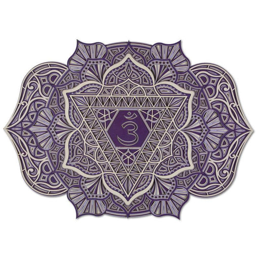 The Third Eye Chakra Multi Layer Mandala - WoodenTwist