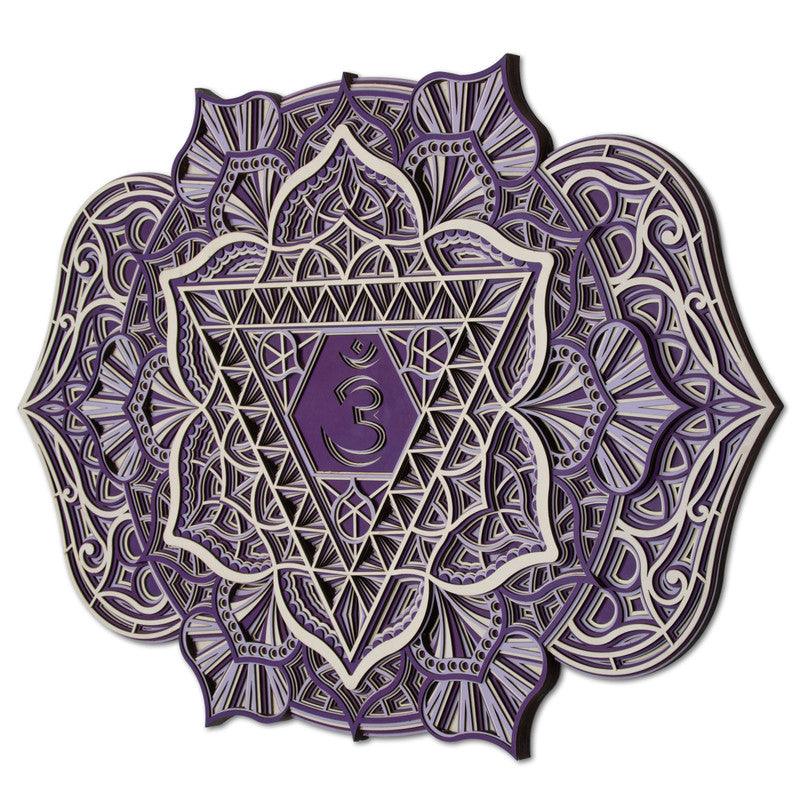 The Third Eye Chakra Multi Layer Mandala - WoodenTwist