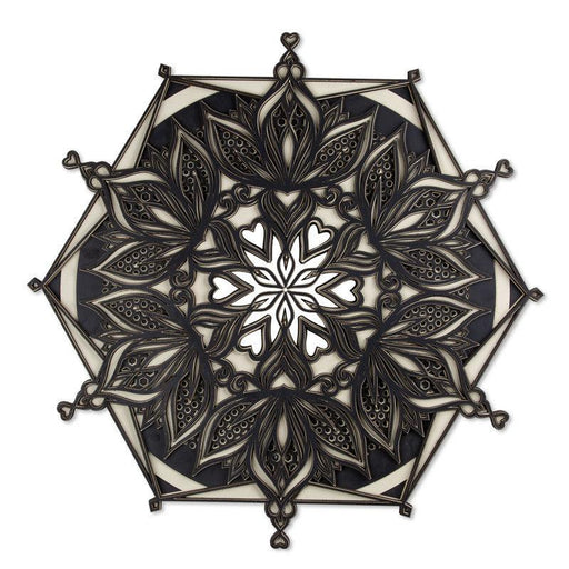 Land of The Lotus Multi Layer Mandala - WoodenTwist