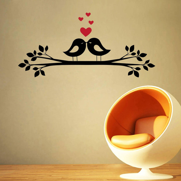 Love Birds Wall Sticker - WoodenTwist