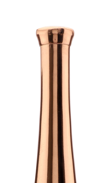 Rose gold Champagne large Bottle Vase - WoodenTwist