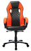 High Back Slim Designer Gaming Chair Black / Orange - WoodenTwist
