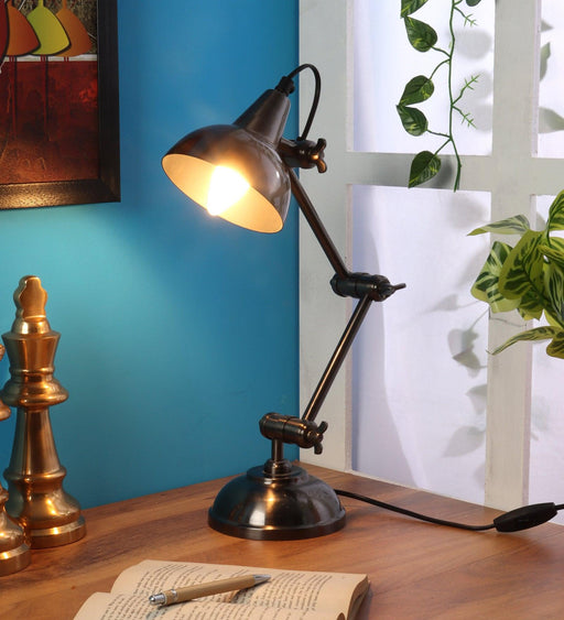 Poulsen Pharmacy Triple Adjustable Study Lamp Black Nickel - WoodenTwist
