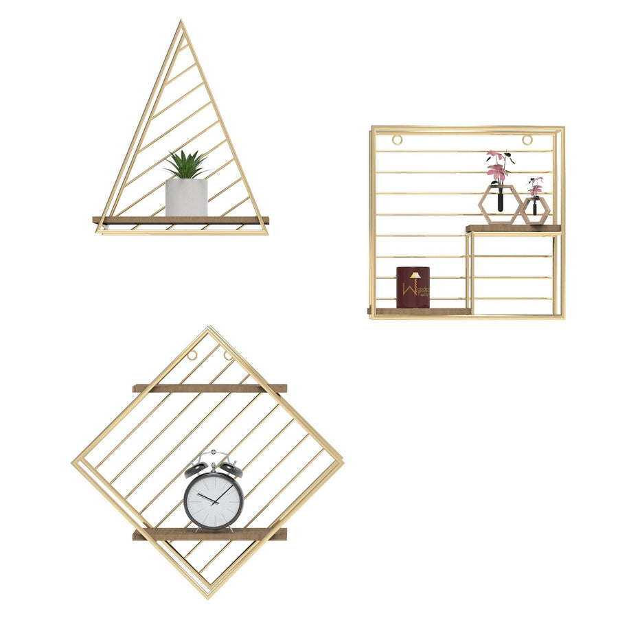 Set of 3 Shelves, Varying Sizes