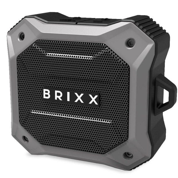 Brixx Explorer D520 Rugged Outdoor Bluetooth Speaker, Grey & Black - main view