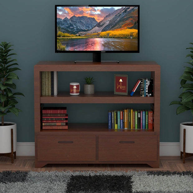 wooden tv unit