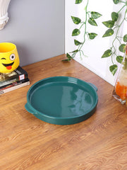 Green Ceramic Bakeware Dish with Handle - WoodenTwist