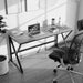 Alden study table in Beige finish - WoodenTwist
