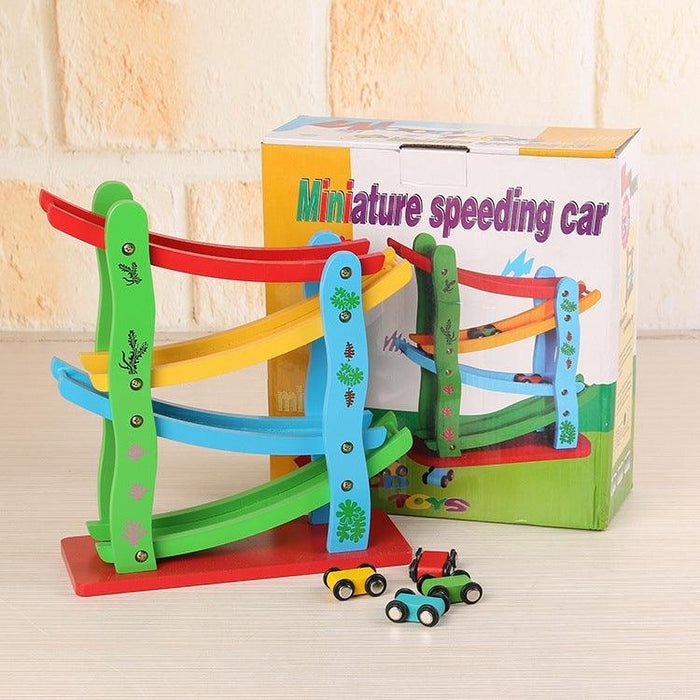 Miniature Speeding Car for Child Educational Toys for Gifts - WoodenTwist