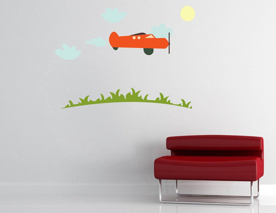 "Helicopter" Wall Sticker - WoodenTwist