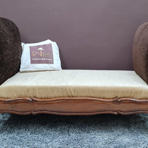 wooden bench couch